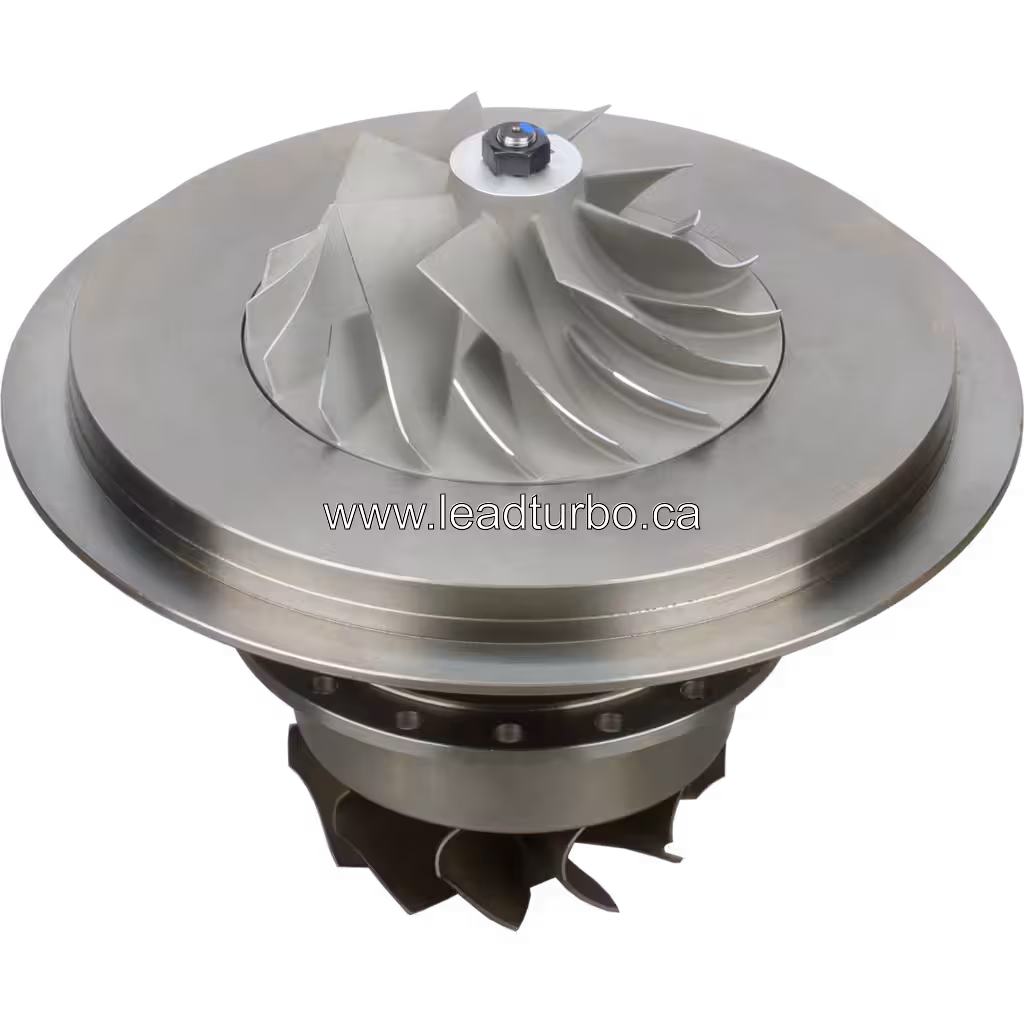Vue de dessus du core HX82 avec flange d'entrée du compresseur