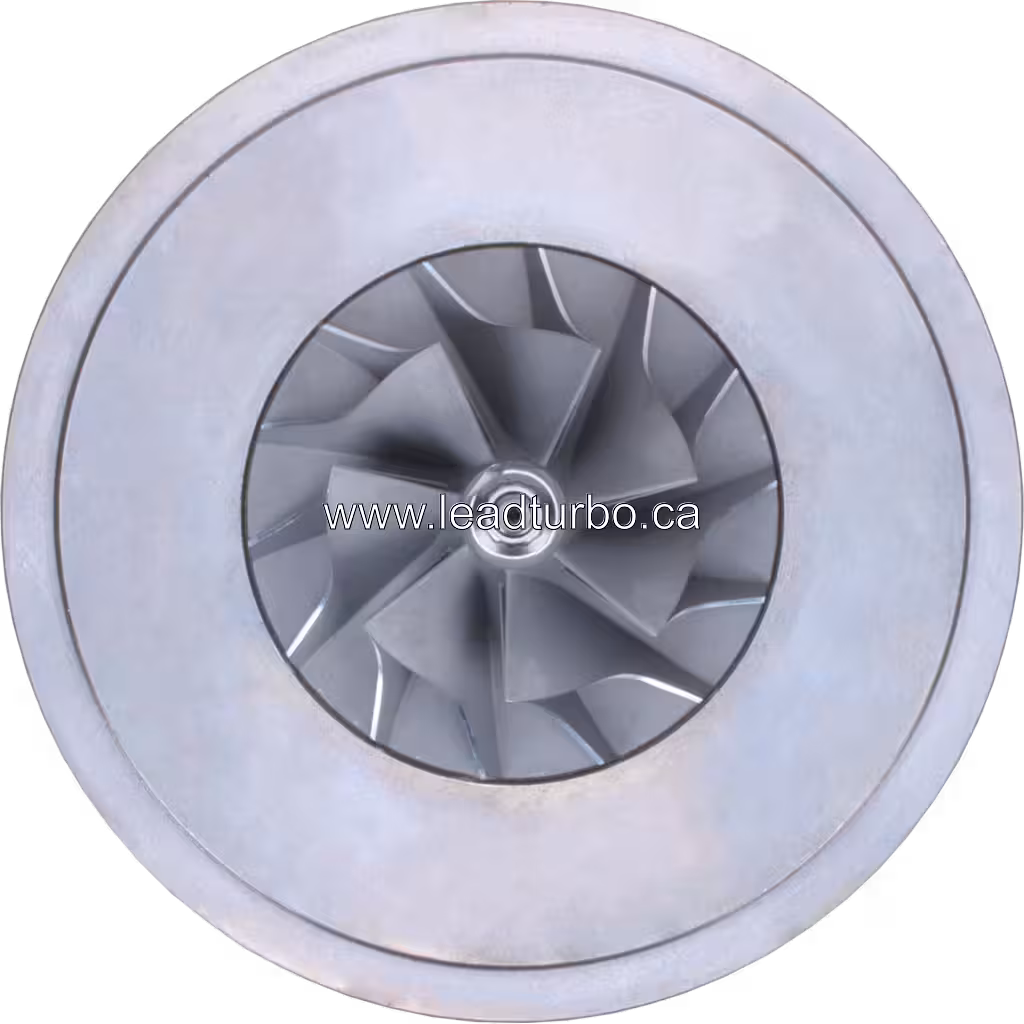 Vue supérieure du core de turbocompresseur CAT 2574323
