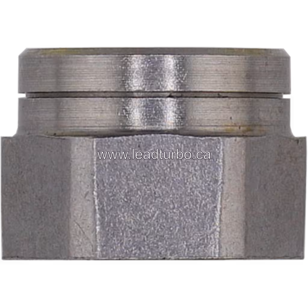 HE431V turbocharger shaft nut front view
