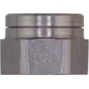 HE431V turbocharger shaft nut front view