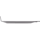 HX83 oil deflector front view showing silver metal ring and central opening