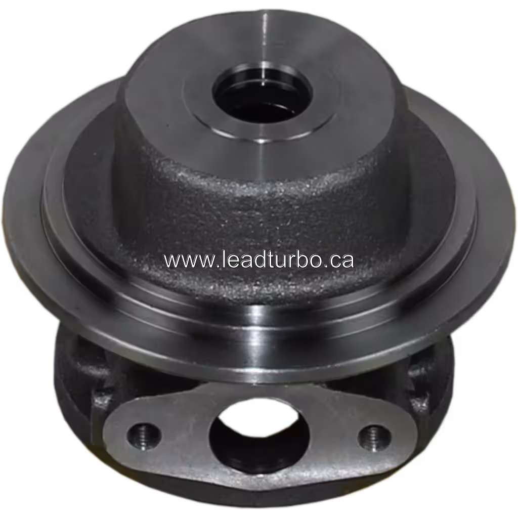 Bottom 45-degree view of FOR 53319707132 BH bearing housing with cast metal body
