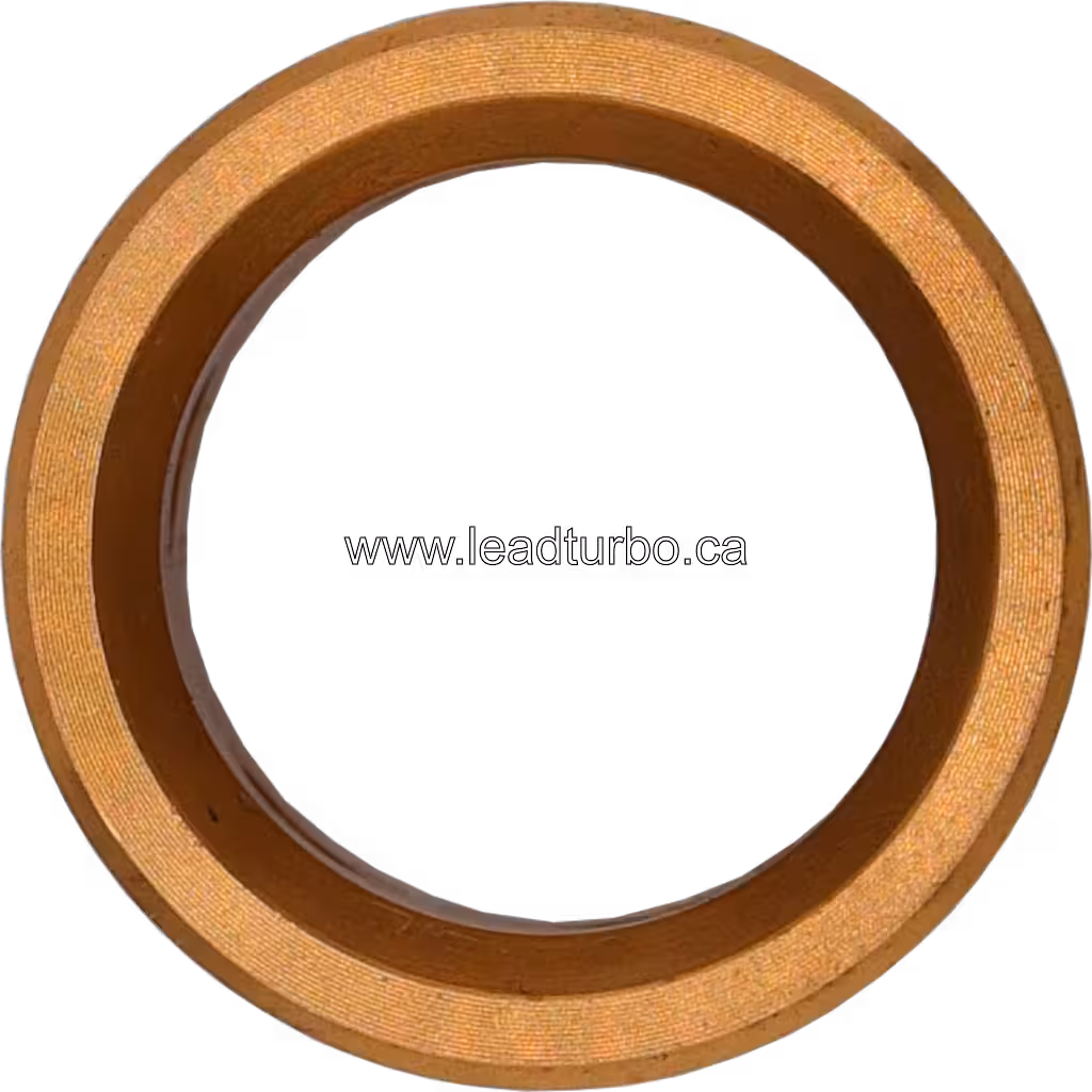 Aftermarket turbo journal bearing close-up