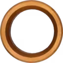 Aftermarket turbo journal bearing close-up