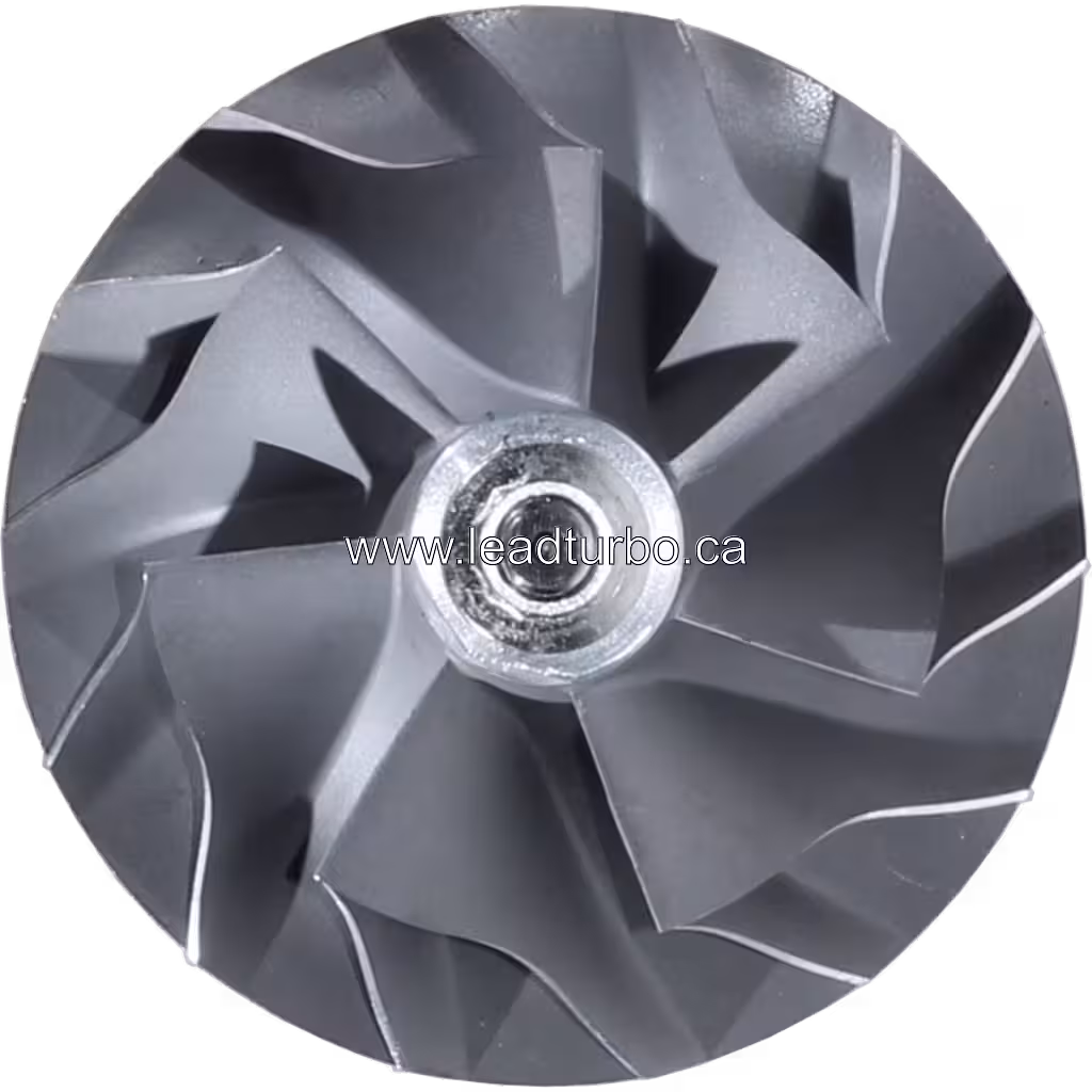 Détail des aubes du rotor turbo J96