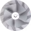 Détail roue de compresseur Isuzu NPR 4HK1-E2N