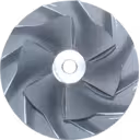 Détail de la roue de compresseur turbo J96