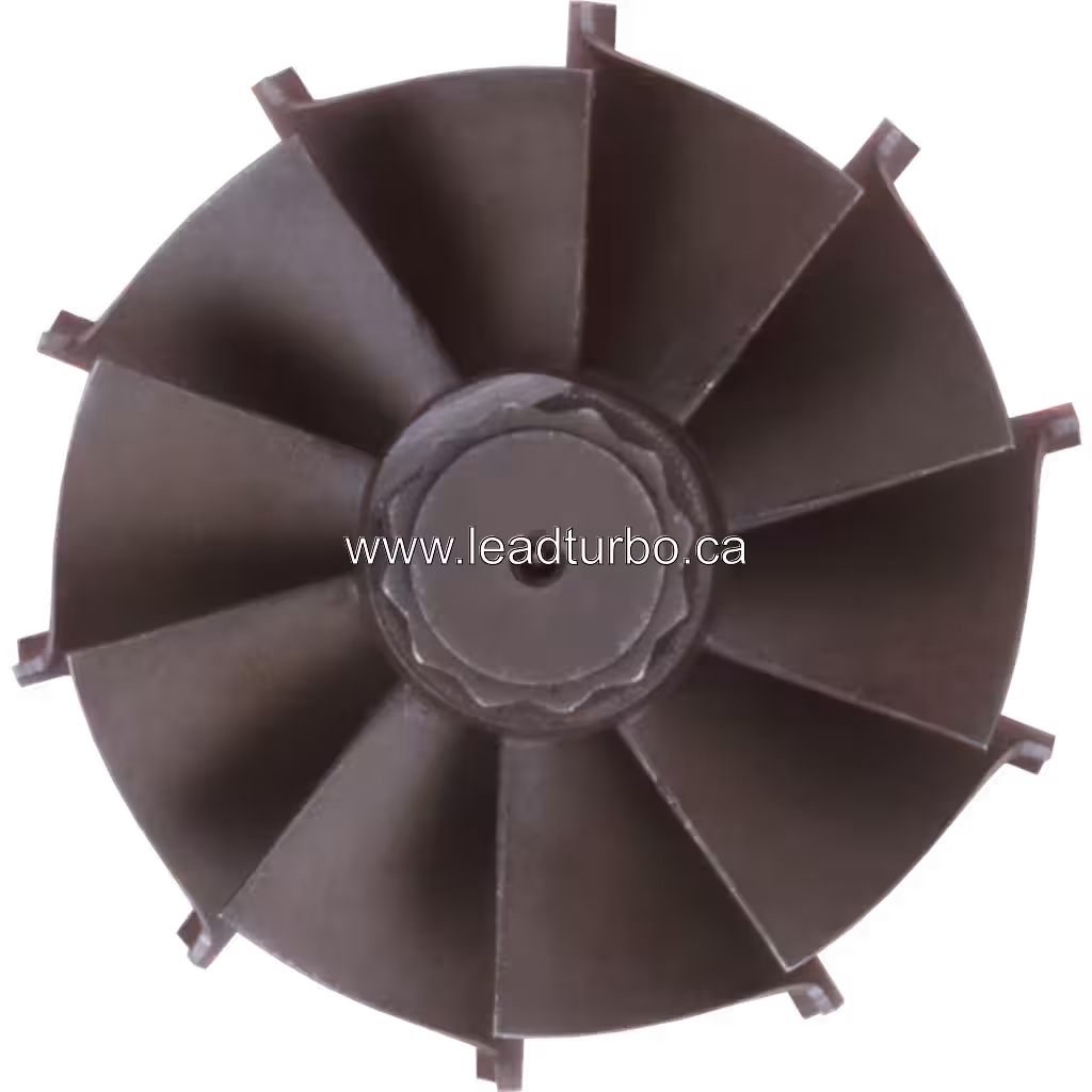 Vue de dessus de la roue de turbine 1158-120-5005 pour Volvo Penta TCD2013L04-2V