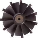 Assemblage de roue de turbine S2B avec arbre fileté
