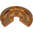 Roulement à bille semi-circulaire bronze pour turbo J96