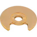Gold-colored S400 thrust bearing with central slotted hub