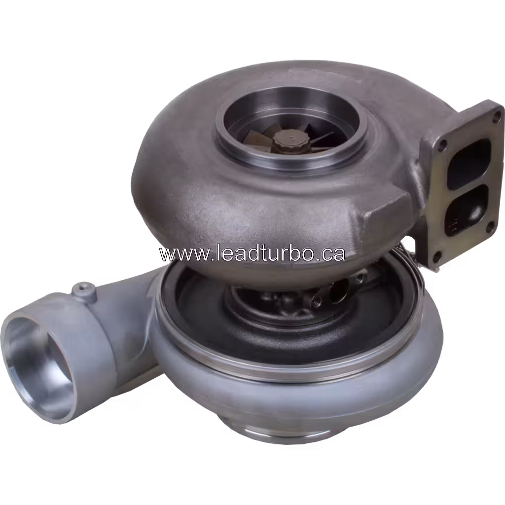 Heavy Duty Turbocharger Assembly Side View