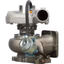 Turbocompresseur 2910094000 TBP420 avec logement turbine à deux ports et entrée compresseur V-band