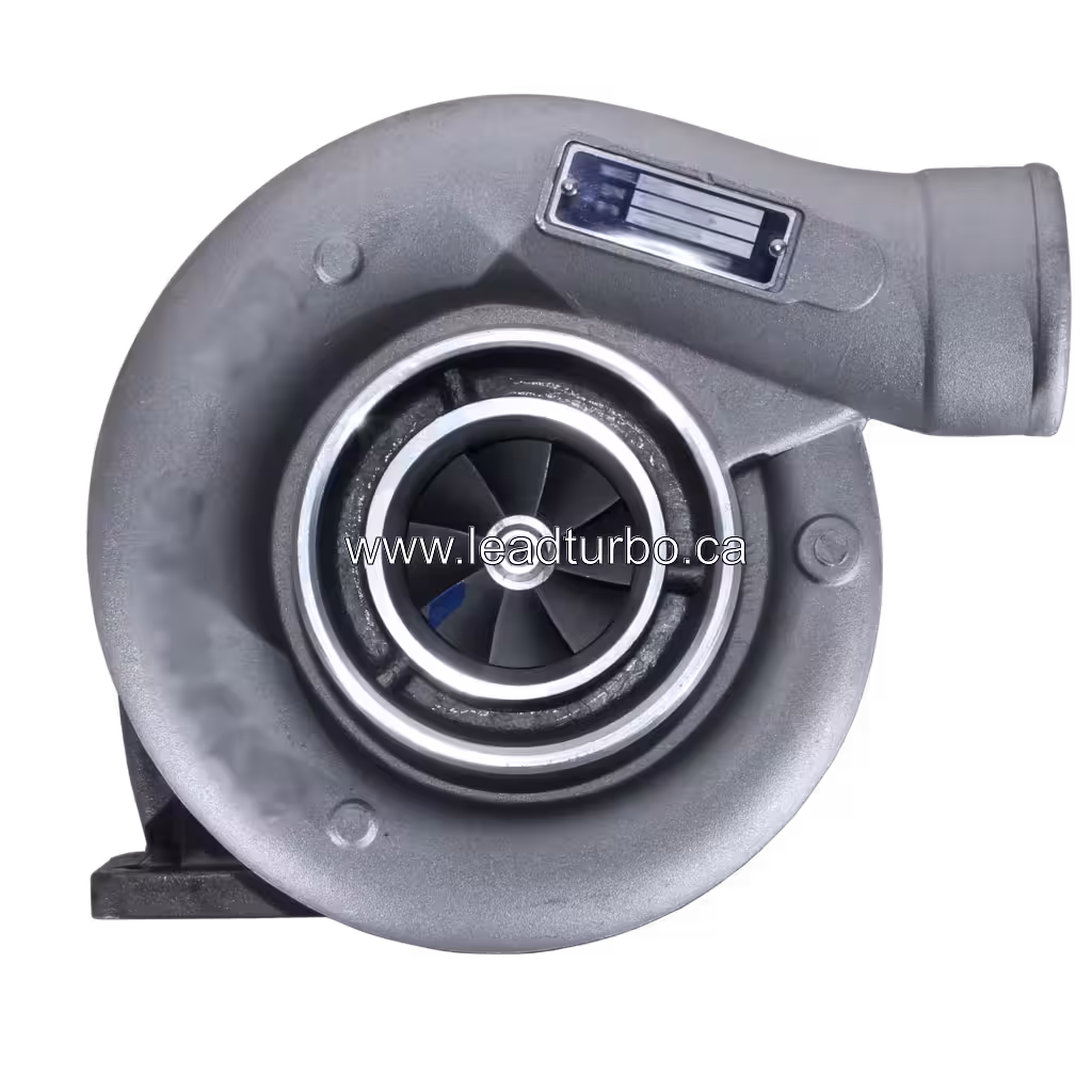 Turbocompresseur 3524034 H1E vue de dessous à 45 degrés