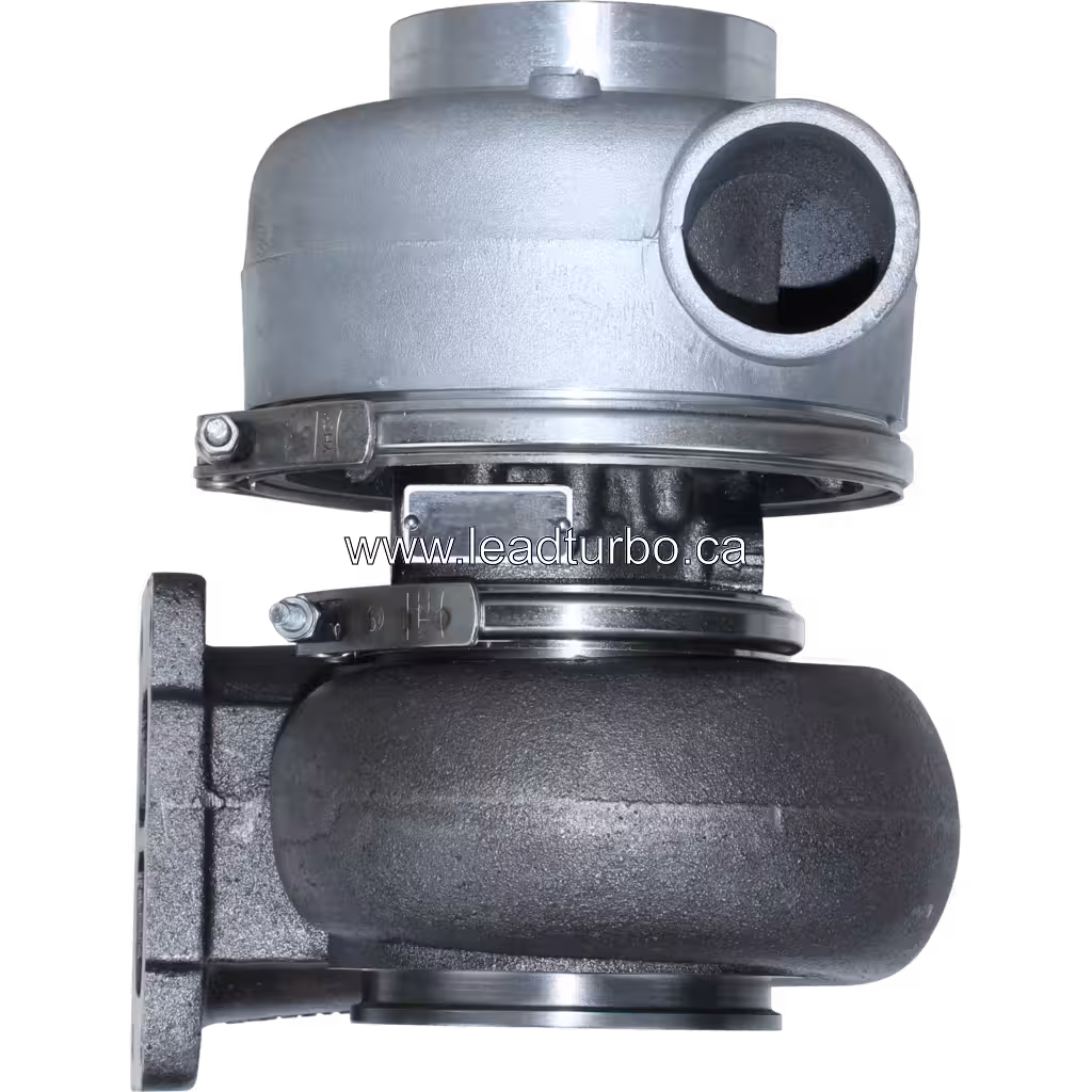 Turbocompresseur 406130-5 TE0644 avec carter compresseur argenté et carter turbine noir