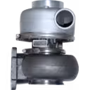 Turbocompresseur 406130-5 TE0644 avec carter compresseur argenté et carter turbine noir
