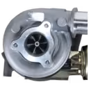Turbocompresseur GT2052V 144112X900-2 avec carter compresseur argenté et carter turbine noir