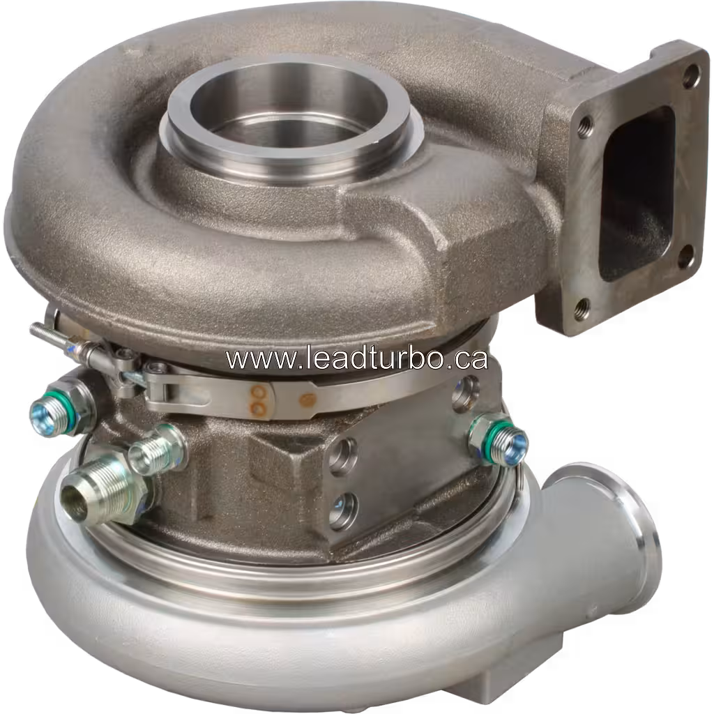 Turbocompresseur Iveco Cursor 10 avec flange d'échappement carrée