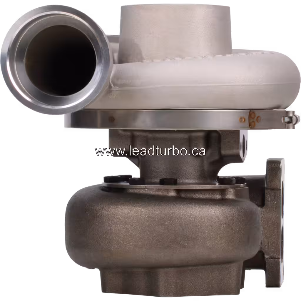 Turbocompresseur KTR110-444B 6505-52-5350 vue avant avec carter supérieur gris clair