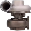 Turbocompresseur KTR110-444B 6505-52-5350 vue avant avec carter supérieur gris clair