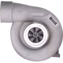 Turbocompresseur KTR110-444B avec bande de serrage métallique et fixations visibles