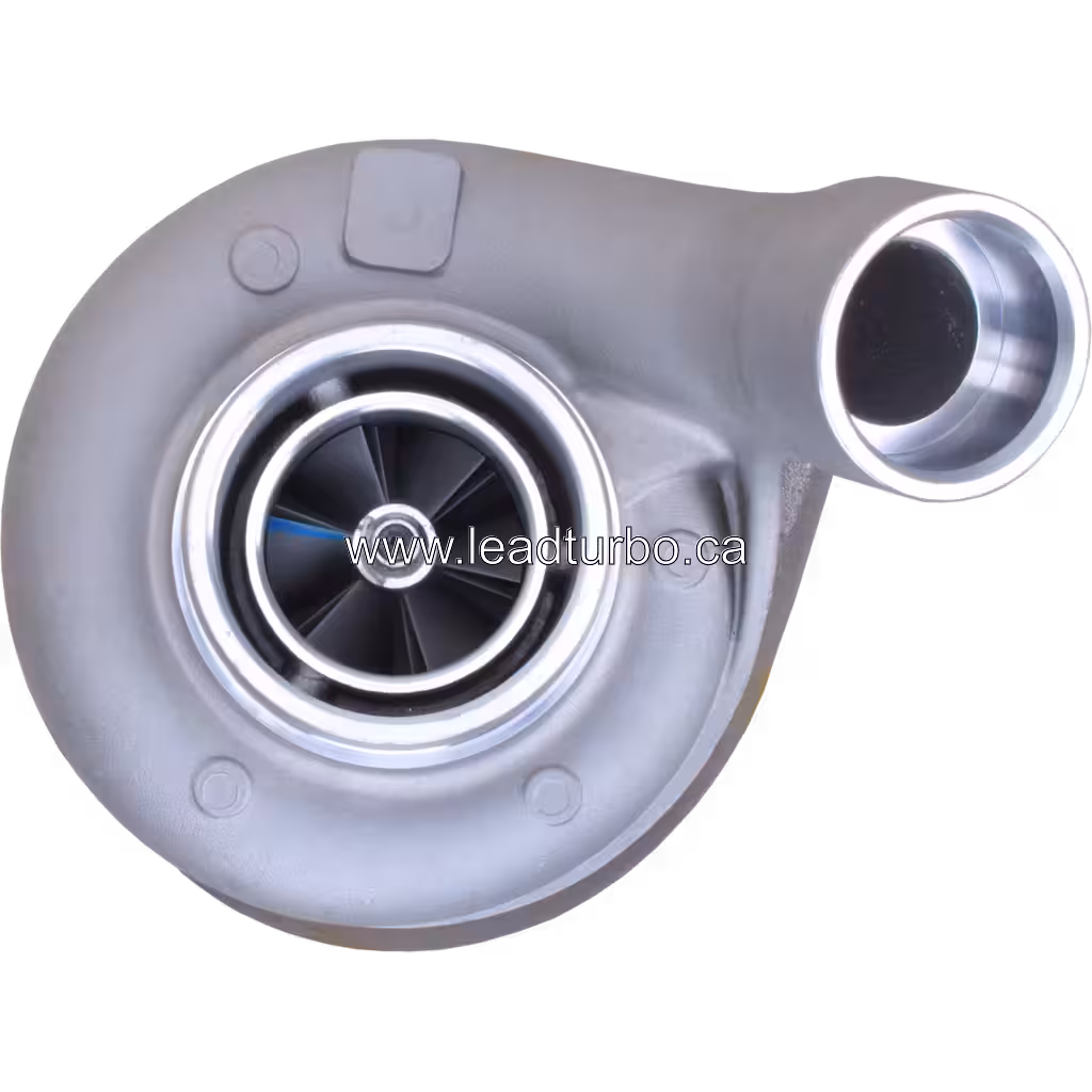 Turbocompresseur S2B 5010339463B avec carter compresseur argenté et carter turbine sombre
