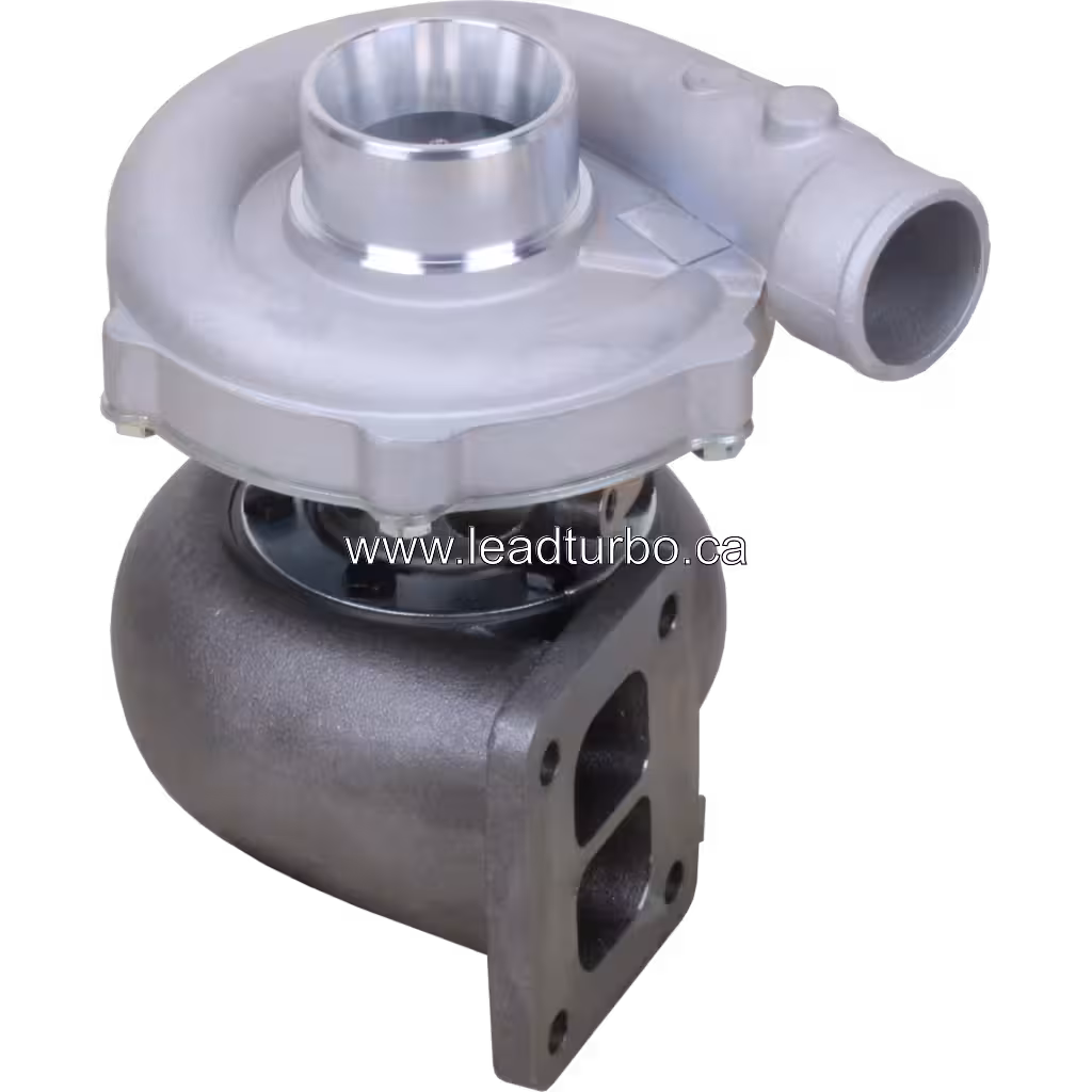 Vue latérale du turbocompresseur Isuzu Elf NPR 6BG1TC