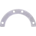 V-band KTR130E-33AAW, pièce de rechange Komatsu HD465-7R, finition argentée
