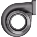 Aftermarket turbine housing for Detroit Diesel S60 with rectangular openings