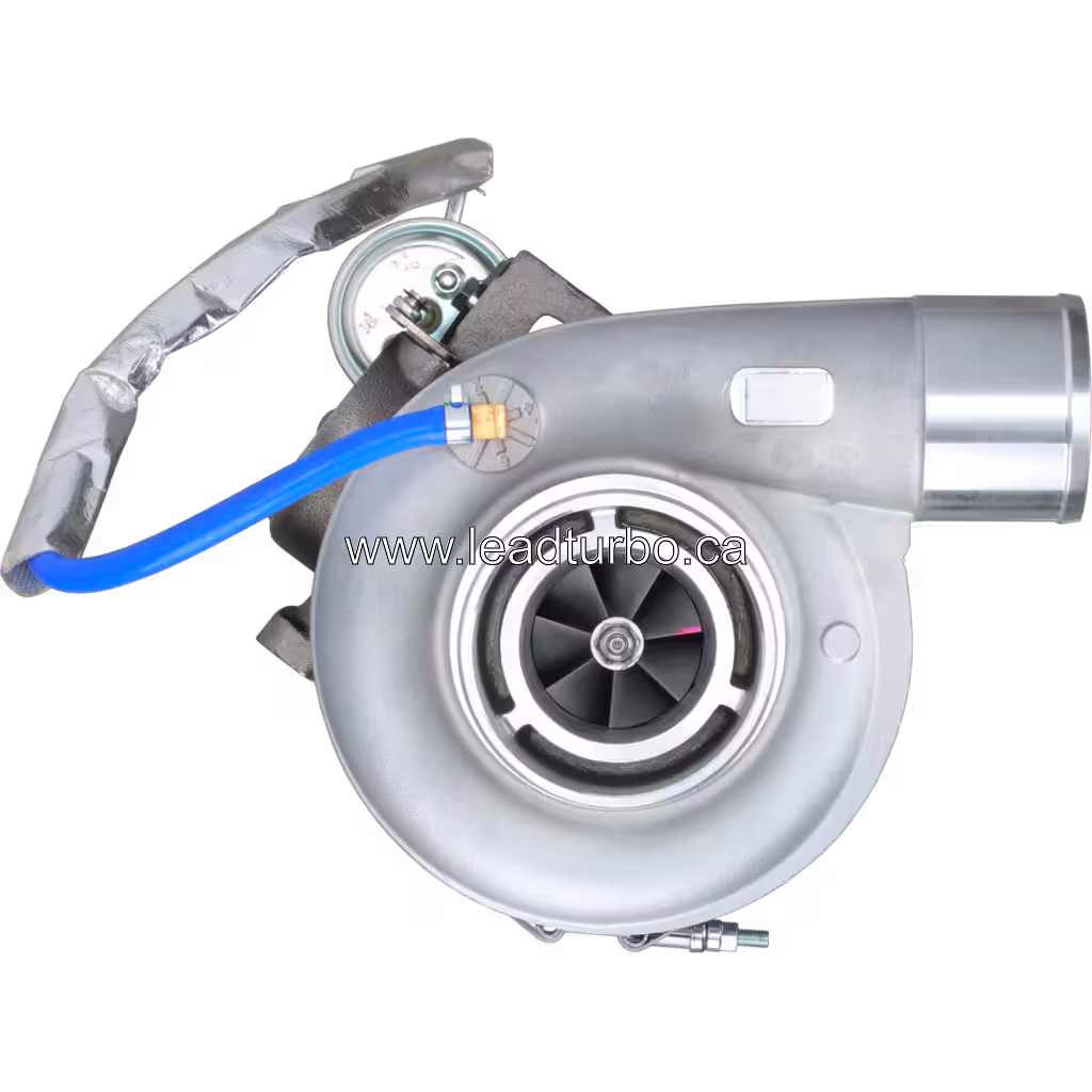 Front view of 2507696 replacement turbocharger for Caterpillar 325D L