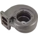 Volute-shaped FOR 3532222 TH turbine housing with oval exhaust ports