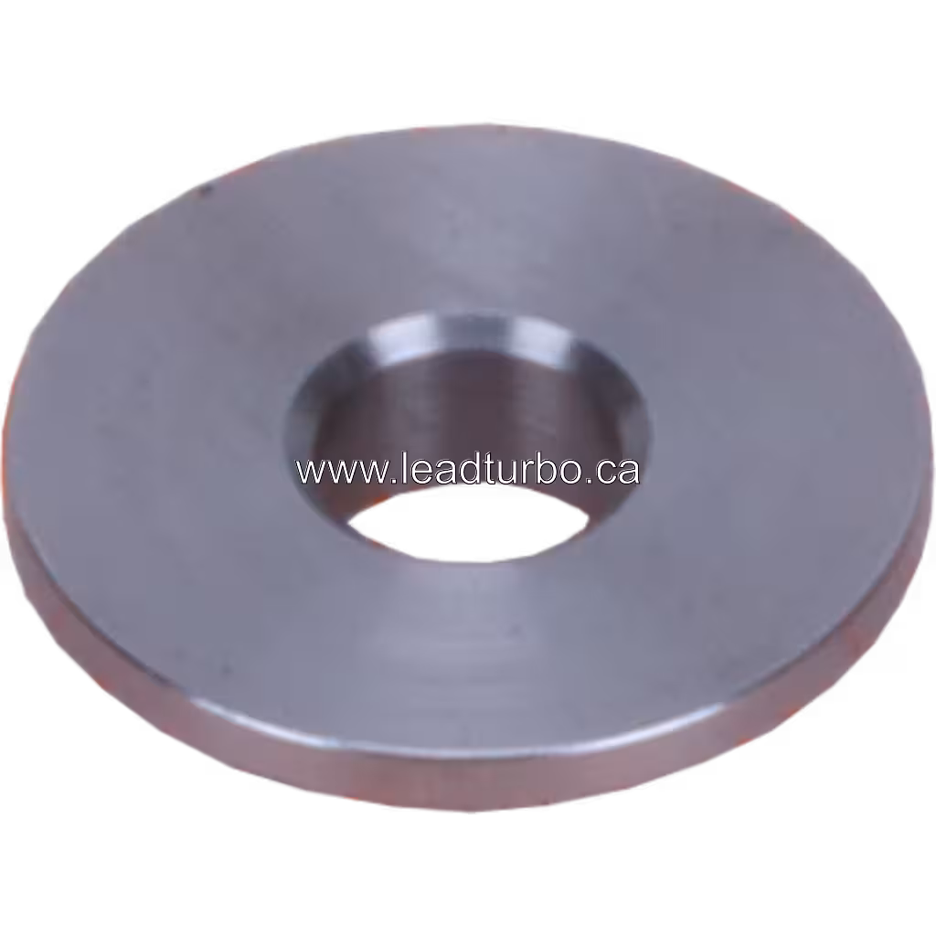 Metallic circular thrust ring with raised central hub