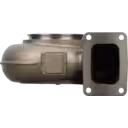 3591819 HX82 turbine housing front view for Cummins QST30