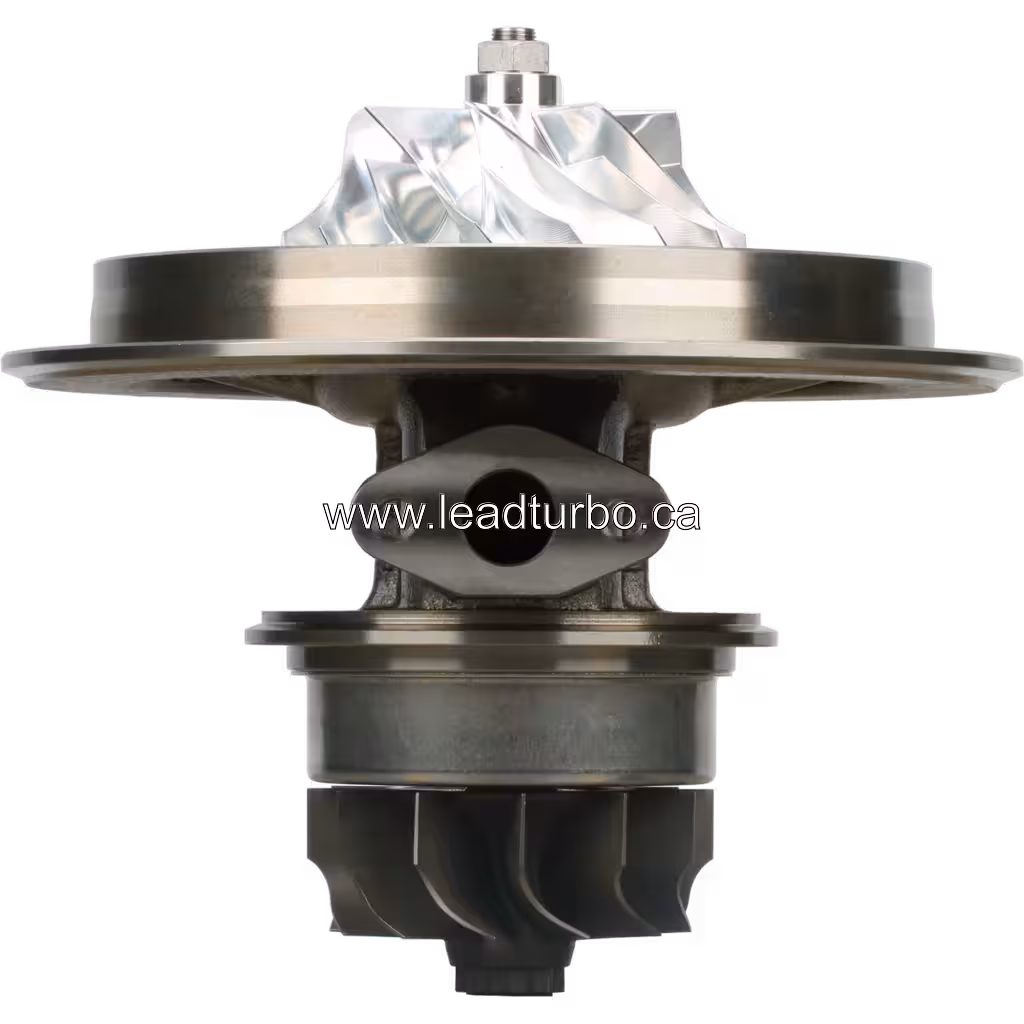 3594608 HX60W turbocharger core front view showing compressor wheel