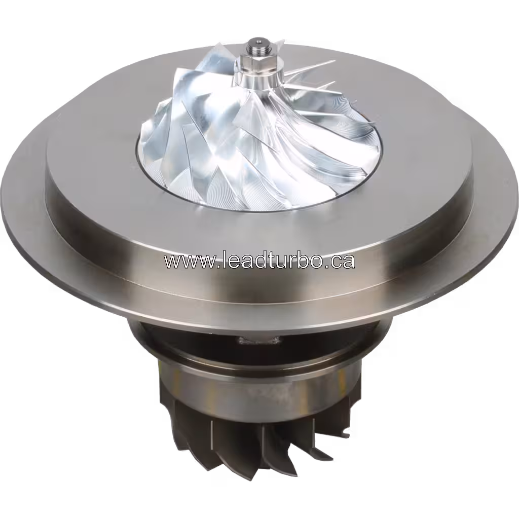 HX60W turbo core assembly top 45 degree view for Cummins QSX15