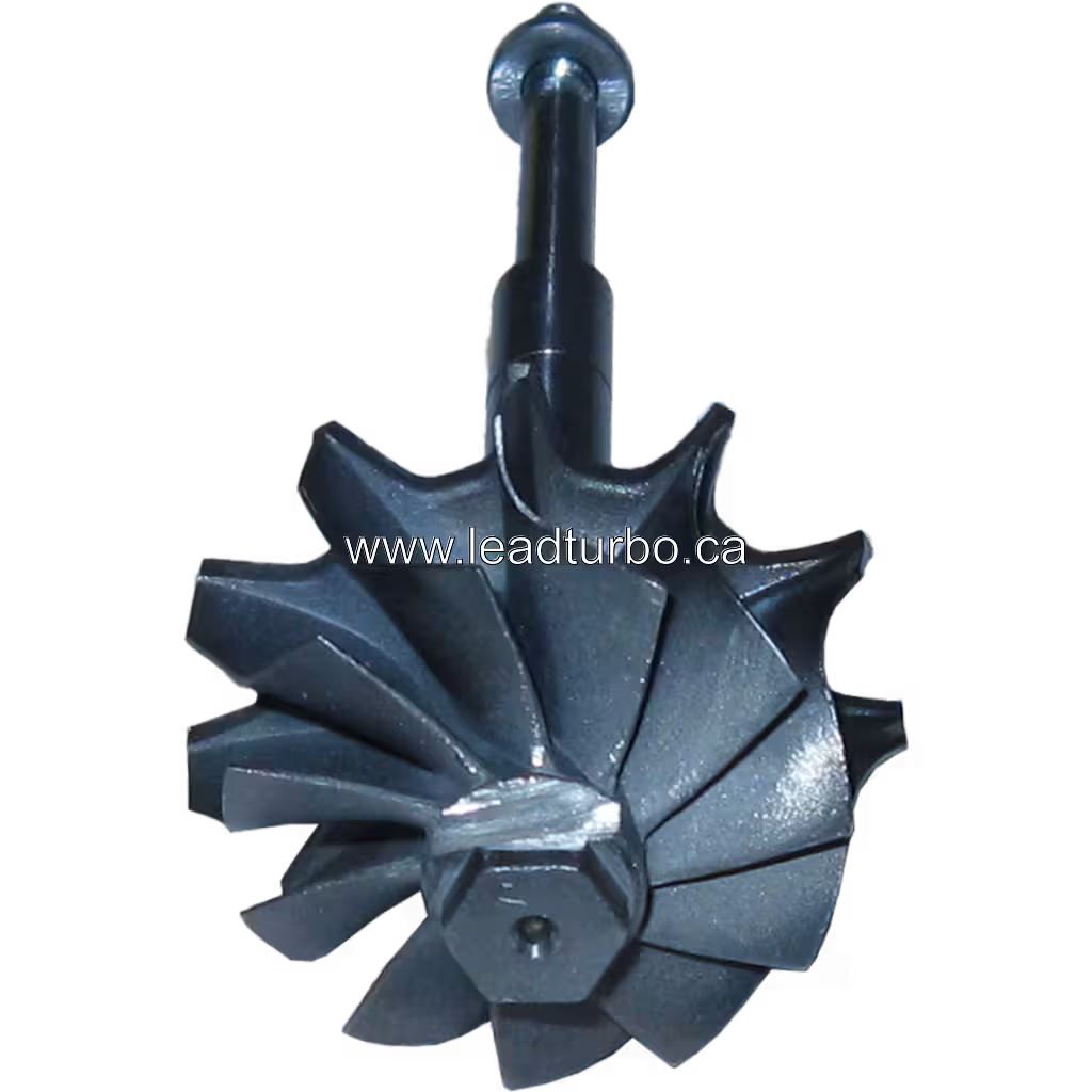 Close-up of 435922-0019 turbine wheel blades