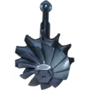 Close-up of 435922-0019 turbine wheel blades