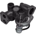 T250-04 Turbocharger Assembly Side View