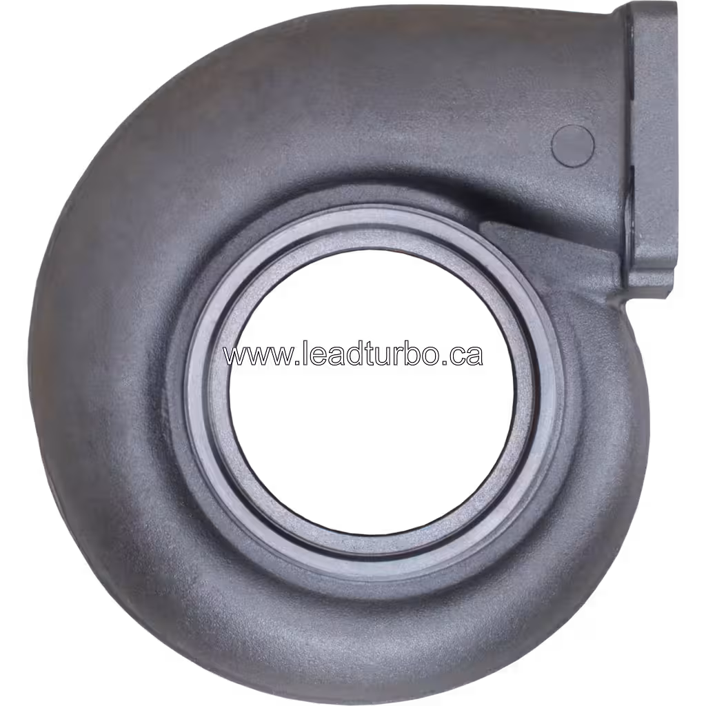 466807-0004 TH Turbine Housing for CAT BTV8503 Turbocharger top view