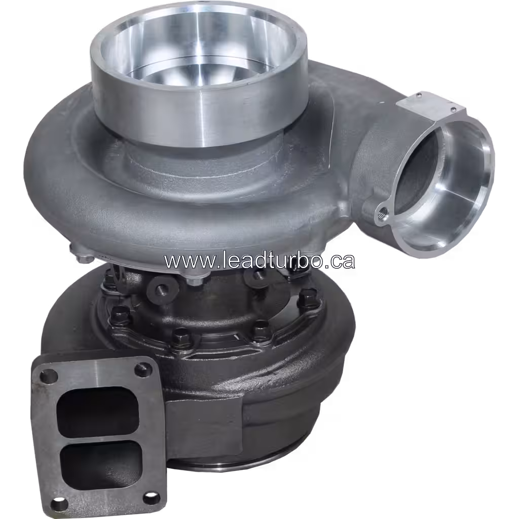 49181-03862 turbocharger top view showing compressor housing and exhaust flange