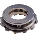 4937700510 NRA replacement nozzle ring bottom 45-degree view