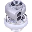 KTR110L-3H4E turbocharger compressor side with V-band clamp