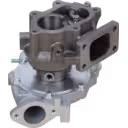 761916-0006 Turbocharger side view with mounting flanges