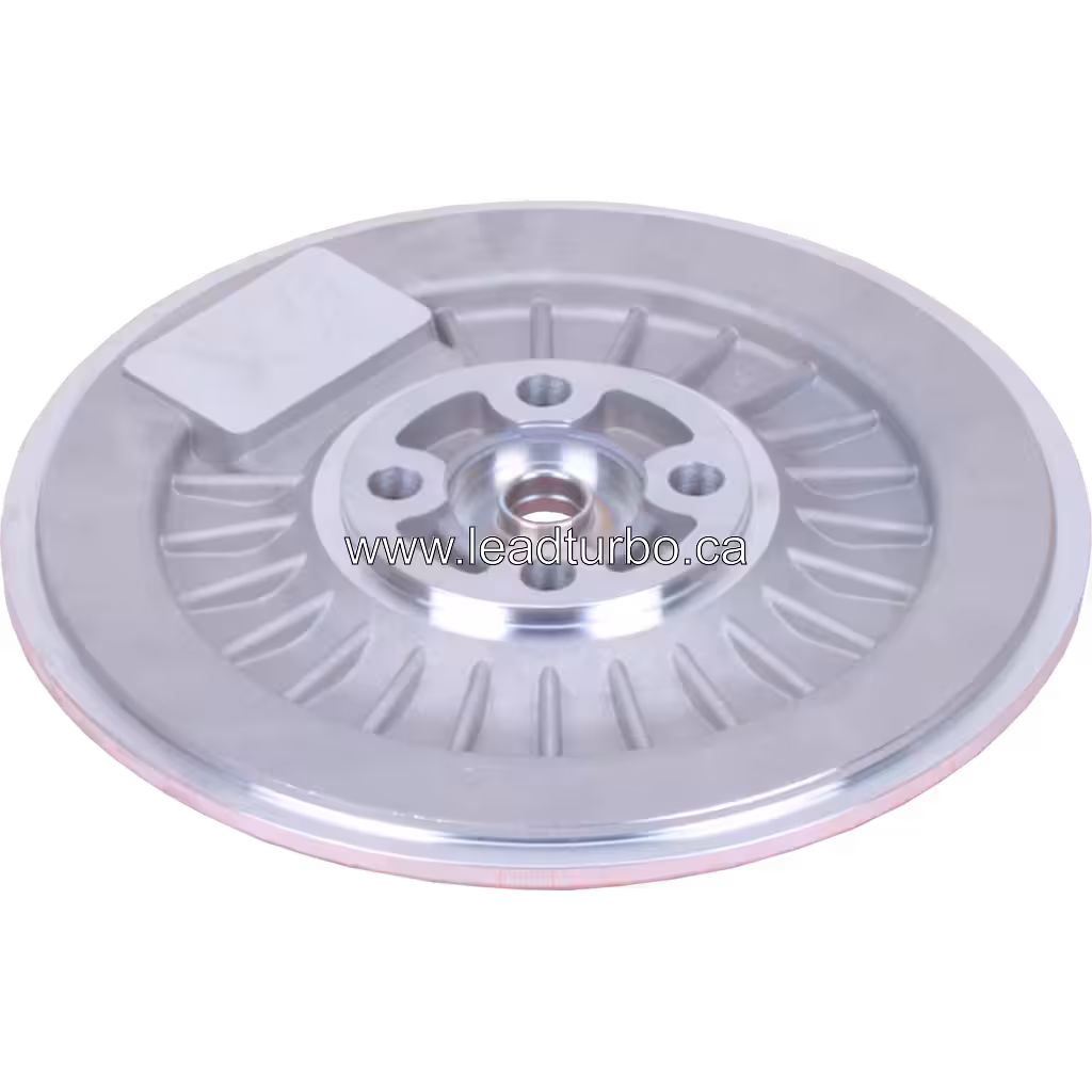 Back plate J96 avec motif de perçage à 4 trous et ailettes radiales