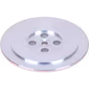 Back plate de turbocompresseur J96 750853-0001-R BP vue de dessus