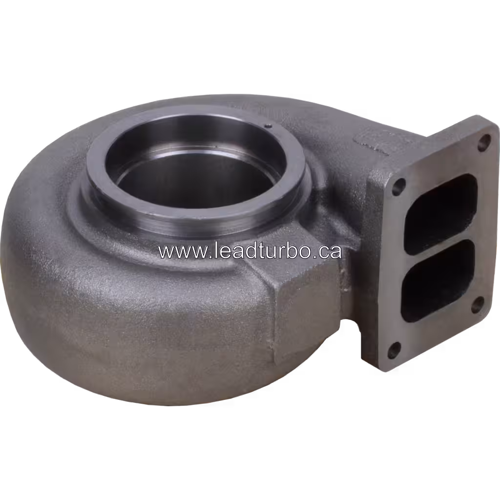 Carcasse turbine HX60 vue en diagonale montrant la forme en volute