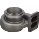 Vue de 45 degrés de la carcasse de turbine S400SX-9183 montrant la flange d'admission usinée