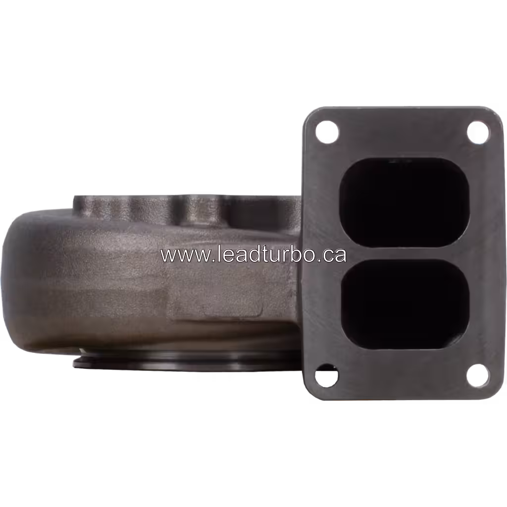 Carcasse de turbine 3519547 HX60 en métal gris, vue de face
