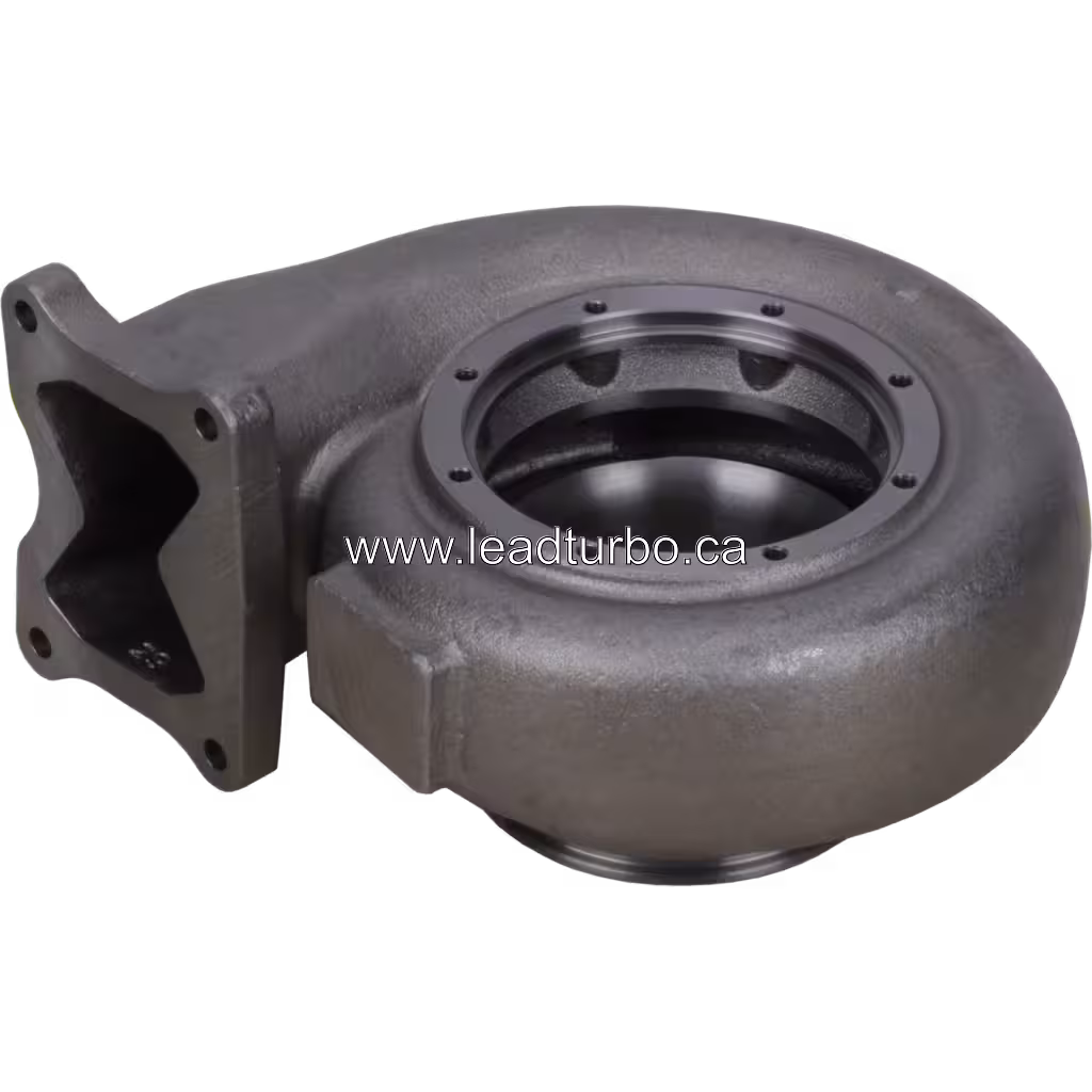 Carter Turbine HX83 3774246 TH pour Cummins QSV91 bottom 45 degree view