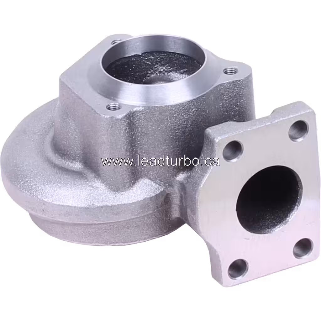 Vue du carter de turbine turbocompresseur Perkins
